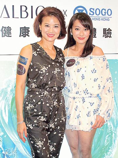 黎燕珊與女兒劉詠詩母女檔出席活動。(攝影鎅O者﹕柯美)關楚耀笑言早前拍了個廣告的妹妹關美薇曝光率比他還要高。(攝影鎅O者﹕柯美) 黎燕珊與女兒劉詠詩母女檔出席活動。(攝影鎅O者﹕柯美)關楚耀笑言早前拍了個廣告的妹妹關美薇曝光率比他還要高。(攝影鎅O者﹕柯美)
