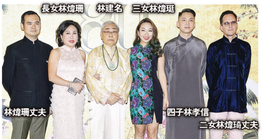 林建名慶祝80歲大壽與家人合照。(攝影﹕梁迺楠)何傲兒(左)與何傲芝盛裝出席生日會,各有不同美態。(攝影﹕梁迺楠)邵音音經歷命危一線更珍惜生命。(攝影﹕梁迺楠)戴夢夢與男友Ricky拍拖現身。(攝影﹕梁迺楠) 林建名慶祝80歲大壽與家人合照。(攝影﹕梁迺楠)何傲兒(左)與何傲芝盛裝出席生日會,各有不同美態。(攝影﹕梁迺楠)邵音音經歷命危一線更珍惜生命。(攝影﹕梁迺楠)戴夢夢與男友Ricky拍拖現身。(攝影﹕梁迺楠)