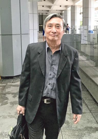 中大僱員儲蓄互助社前社長黃隆（圖），興訟向互助社追討900萬元花紅，案件昨於高院開審。（黃建邦攝）