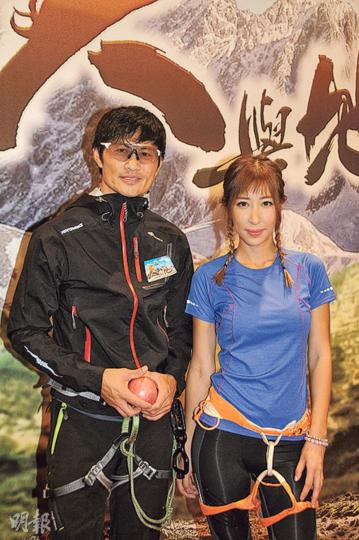黃德斌與陳婉衡為新節目分途探險。（攝影鎅O者﹕梁榮達）