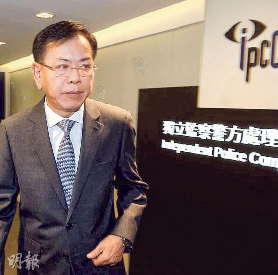 監警會新任秘書長俞官興昨日履新，自言處事實際、「黑與白好分明，於監警會工作是很適合的」，希望用工作表現爭取外界對他的信心。（劉焌陶攝）