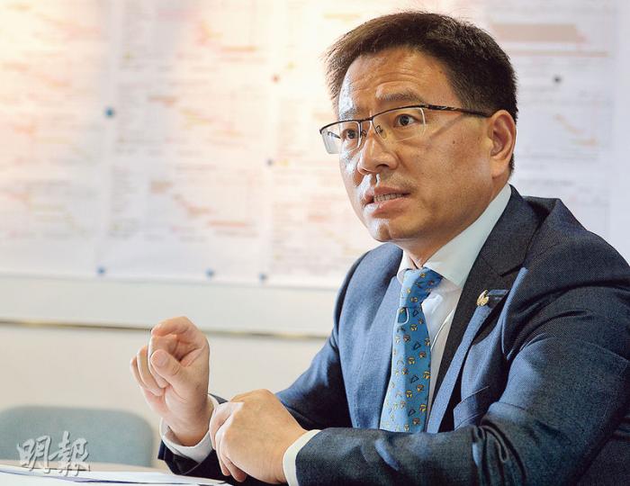 嘉華谷文勝（圖）表示，集團在華東除主力於上海發展外，近年亦首度進軍江蘇省會南京；他認為南京除屬歷史名城外，亦是華東高科技產業中心，旗下樓盤客源，料以高端人士和年輕中產階級為主。（劉焌陶攝）