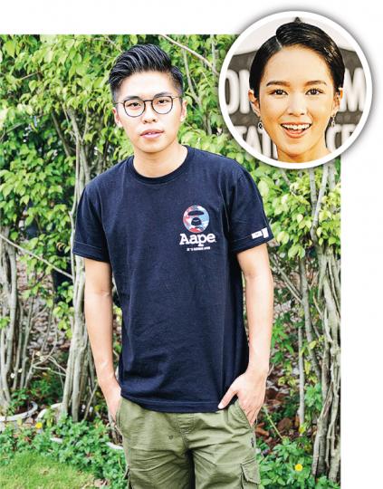 游學修拒談有否機會跟舊愛蘇麗珊(圓圖)復合。(攝影:梁迺楠) 游學修拒談有否機會跟舊愛蘇麗珊(圓圖)復合。(攝影:梁迺楠)