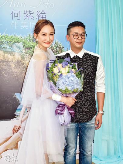 何紫綸與丈夫結婚一周年,現正努力造人。(攝影鎅O者﹕柯美) 何紫綸與丈夫結婚一周年,現正努力造人。(攝影鎅O者﹕柯美)
