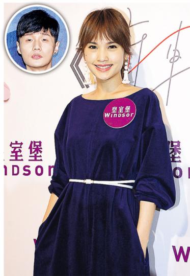 楊丞琳指男友李榮浩（圓圖）要出外工作，所以沒有約對方過聖誕。（攝影：梁迺楠）