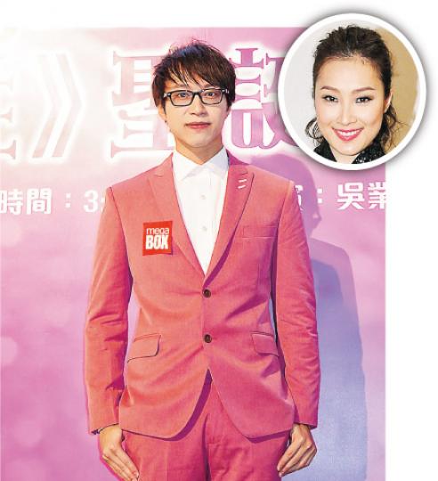 吳業坤表示事件因他而起，如令陳僖儀（圓圖）的家人不開心，他會說對不起。（攝影鎅O者：林蘊兒）
