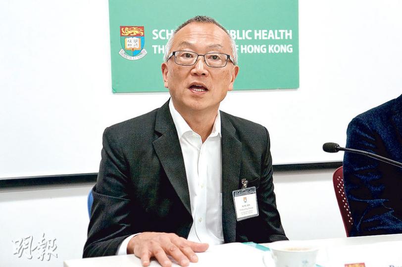 流行病學專家福田敬二上月加盟港大醫學院公共衛生學院任臨牀教授，未來5年專注研究流感同抗藥惡菌。（袁樂婷攝）
