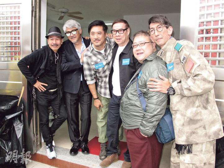 張雷（左起）、尹揚明、邵仲衡、白彪、劉錫賢及車保羅於ViuTV劇集合作，期待擦出火花。（攝影/記者：鍾一虹）趙碩之自爆曾check男友手機。（攝影/記者：鍾一虹）