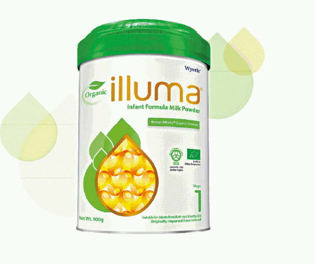 惠氏ILLUMA有機初生嬰兒配方奶粉