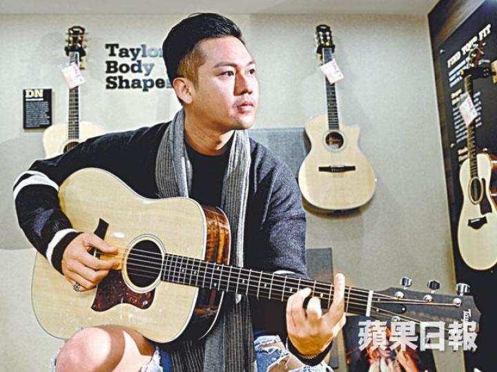 ■郭力行今次回港發展,除了唱歌外,亦想拍劇。 ■郭力行今次回港發展,除了唱歌外,亦想拍劇。