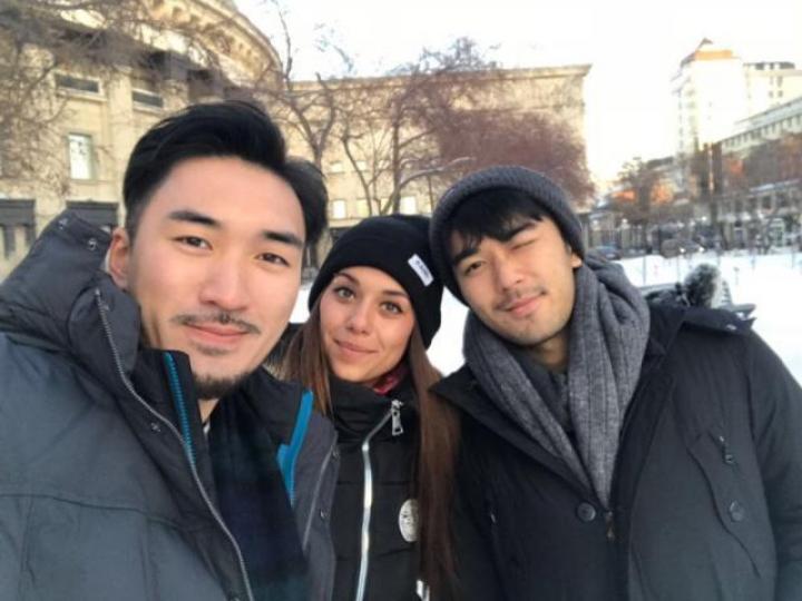 Louis和Jeffery從韓國出發到最終點西伯利亞。
Louis和Jeffery從韓國出發到最終點西伯利亞。