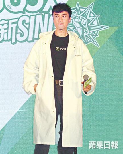 ■古巨基笑老婆沒有偶像派外形。 ■古巨基笑老婆沒有偶像派外形。