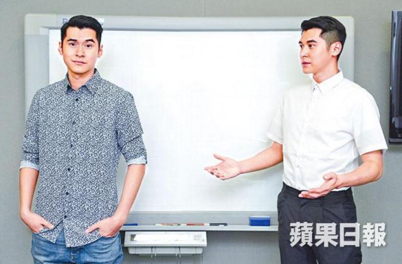 ■陳家樂化身阿Sir和阿爺(右),解讀劇中他的粵語長片式對白。攝影:陳俊強■家樂在《逆緣》中演冷凍人鍾定國,並以阿爺腔說話方式成功入屋。 ■陳家樂化身阿Sir和阿爺(右),解讀劇中他的粵語長片式對白。攝影:陳俊強■家樂在《逆緣》中演冷凍人鍾定國,並以阿爺腔說話方式成功入屋。