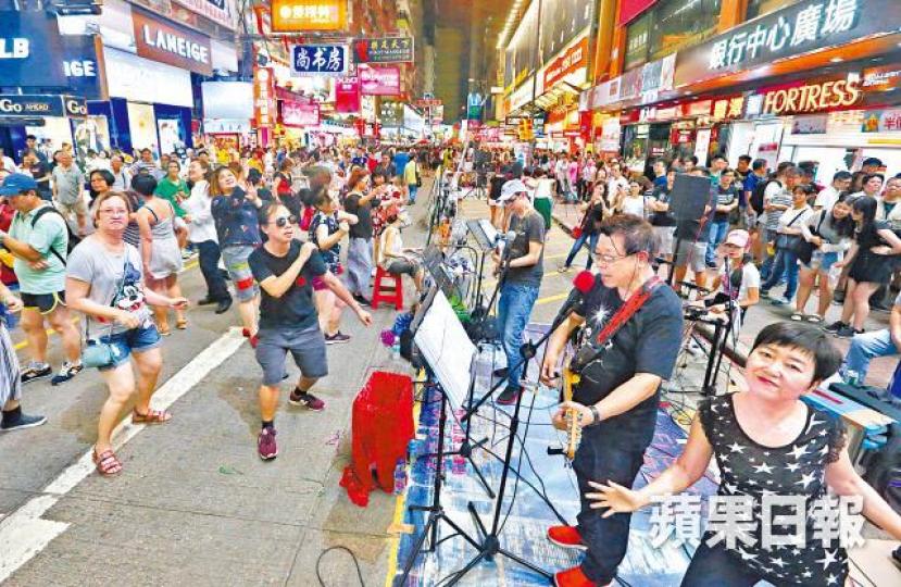 ■旺角行人專用區落實下月4日取消。資料圖片