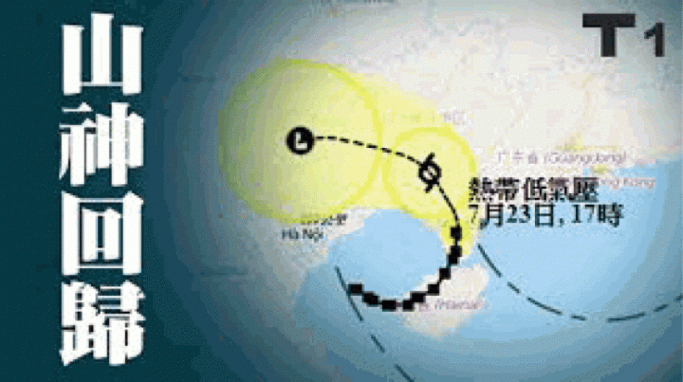 ■天文台掛一號波 ■天文台掛一號波