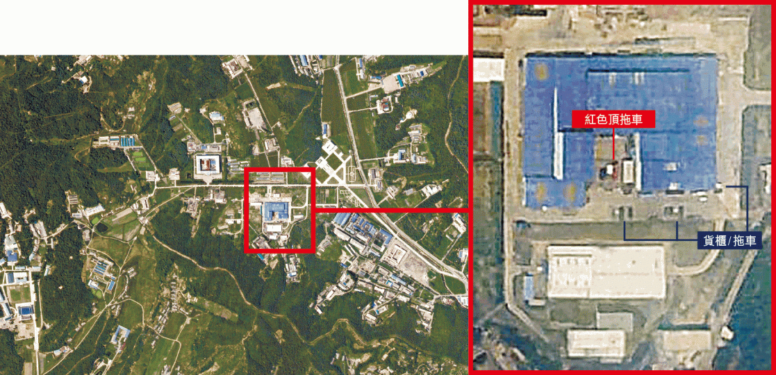 ■衞星圖片顯示北韓沙門洞研究中心有可疑活動，疑正建造洲際彈道導彈。路透社