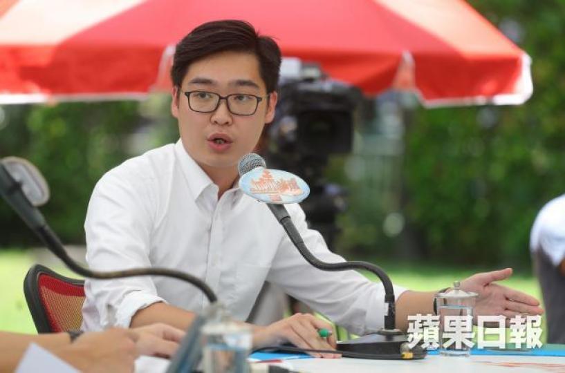 ■陳浩天早前任《城市論壇》嘉賓。 ■陳浩天早前任《城市論壇》嘉賓。