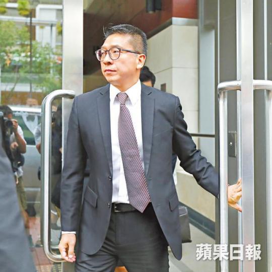 ■王啟忠昨自辯時承認失禮。資料圖片 ■王啟忠昨自辯時承認失禮。資料圖片