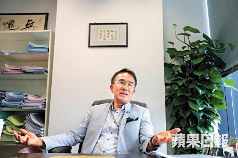 ■田北辰指港鐵最大問題是上市後以賺錢為宗旨。朱永倫攝 ■田北辰指港鐵最大問題是上市後以賺錢為宗旨。朱永倫攝