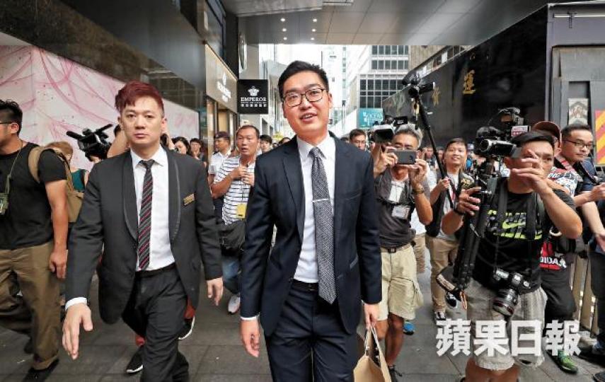 ■陳浩天促美國撤銷中港世貿成員身份,藉此顯示一國兩制名存實亡。 ■陳浩天促美國撤銷中港世貿成員身份,藉此顯示一國兩制名存實亡。