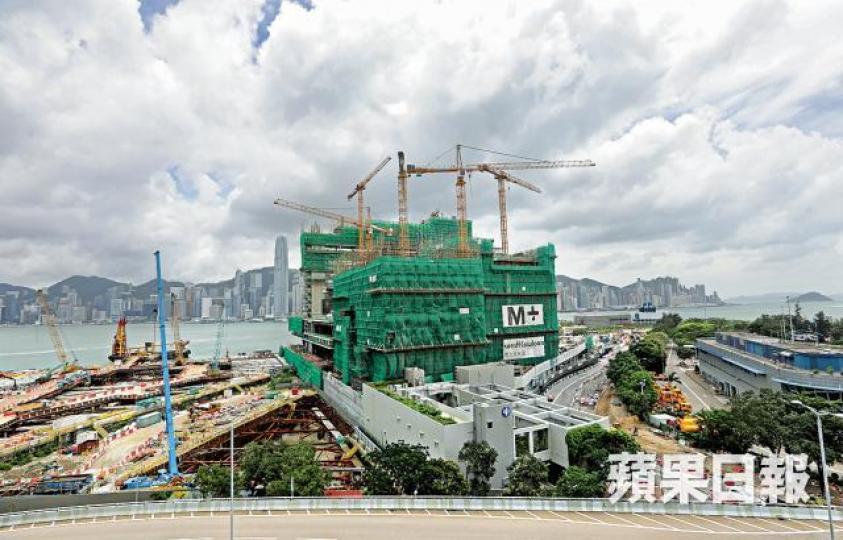 西九管理局上周宣佈與M+博物館承建商新昌終止工程合約。資料圖片