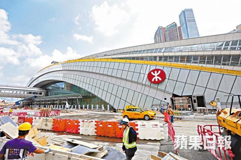 隨着廣深港高鐵香港段月底通車,西九龍總站將有新口岸設立。資料圖片 隨着廣深港高鐵香港段月底通車,西九龍總站將有新口岸設立。資料圖片