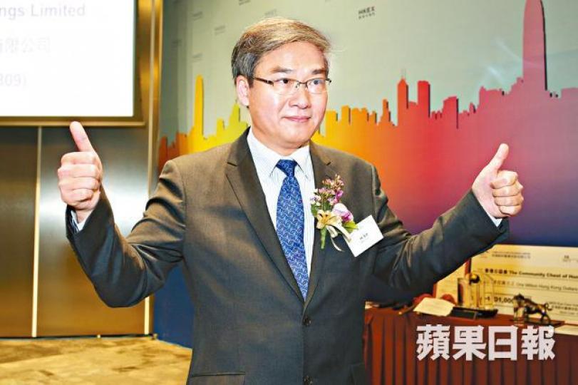 希瑪主席及行政總裁林順潮。資料圖片 希瑪主席及行政總裁林順潮。資料圖片
