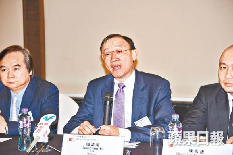 宏安主席鄧清河話「無謂解釋喇，到時上到法庭睇下點囉。」何耀勤攝
