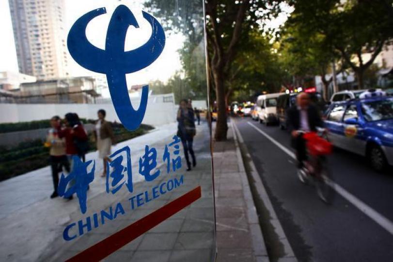如果合併傳聞失實,中國電信比聯通較有防守能力。 資料圖片 如果合併傳聞失實,中國電信比聯通較有防守能力。 資料圖片