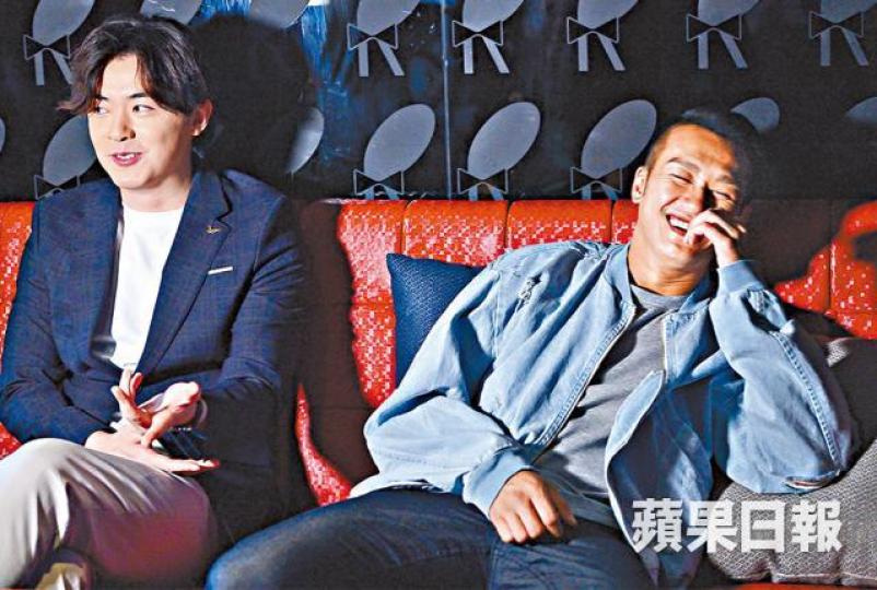 吳浩康(右)與洪卓立相識11年,一直想合作,下月終於如願在旺角開騷。 吳浩康(右)與洪卓立相識11年,一直想合作,下月終於如願在旺角開騷。