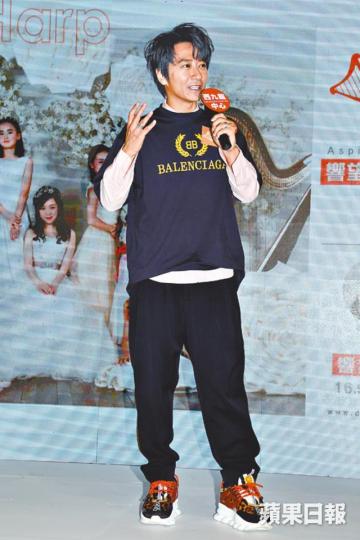 孫耀威正為11月的個唱努力收身。 孫耀威正為11月的個唱努力收身。