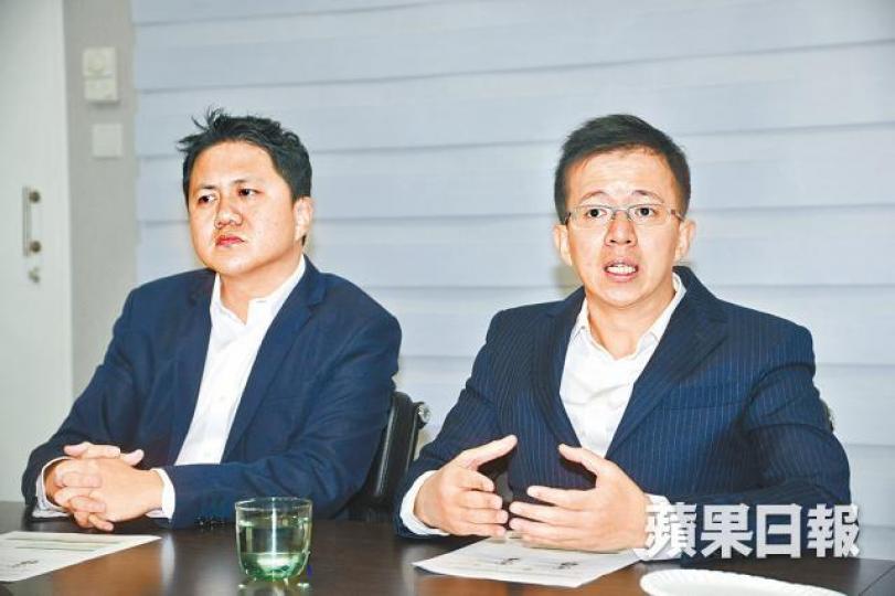 關志敏(左)與拍檔翁少華期望家族辦公室於港財富管理的市佔率能五年內增至最少10%。何耀勤攝 關志敏(左)與拍檔翁少華期望家族辦公室於港財富管理的市佔率能五年內增至最少10%。何耀勤攝