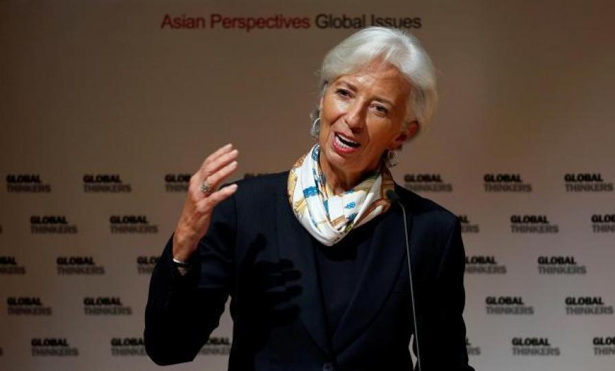 IMF總裁拉加德。資料圖片 IMF總裁拉加德。資料圖片
