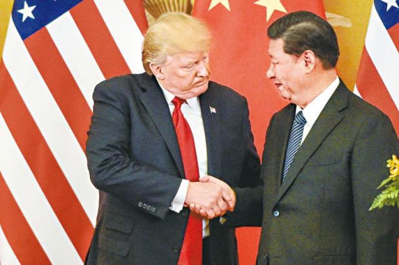 特朗普(左)日前稱和習近平可能不再是朋友。 特朗普(左)日前稱和習近平可能不再是朋友。