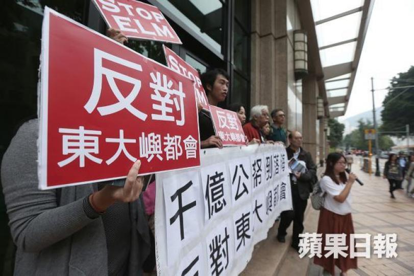 「明日大嶼」填海涉及超過一千公頃土地，讓70至110萬人口居住，這剛好是20年後的內地新移民總數。　資料圖片
