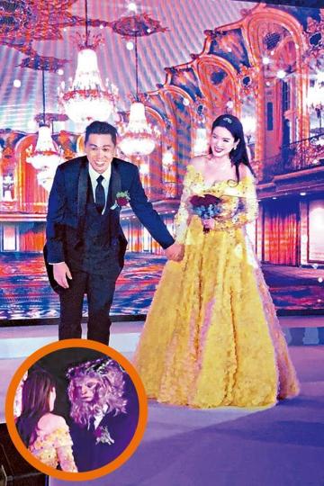 苟芸慧和陸漢洋前晚化身《美女與野獸》的主角,場面溫馨感人。互聯網圖片鍾嘉欣特地拍片祝賀苟芸慧。互聯網圖片 苟芸慧和陸漢洋前晚化身《美女與野獸》的主角,場面溫馨感人。互聯網圖片鍾嘉欣特地拍片祝賀苟芸慧。互聯網圖片