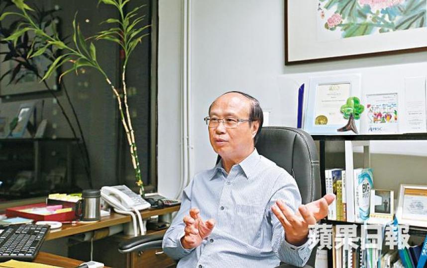 資深工程師黎廣德斥環諮會猶如橡皮圖章。黎樹雄攝 資深工程師黎廣德斥環諮會猶如橡皮圖章。黎樹雄攝