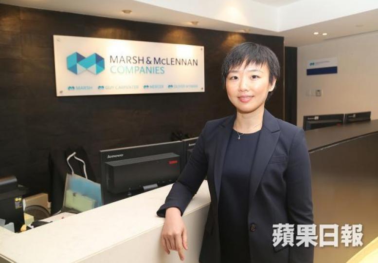 美世香港投資和精算諮詢領導陳慧盈。鄒潔珊攝 美世香港投資和精算諮詢領導陳慧盈。鄒潔珊攝