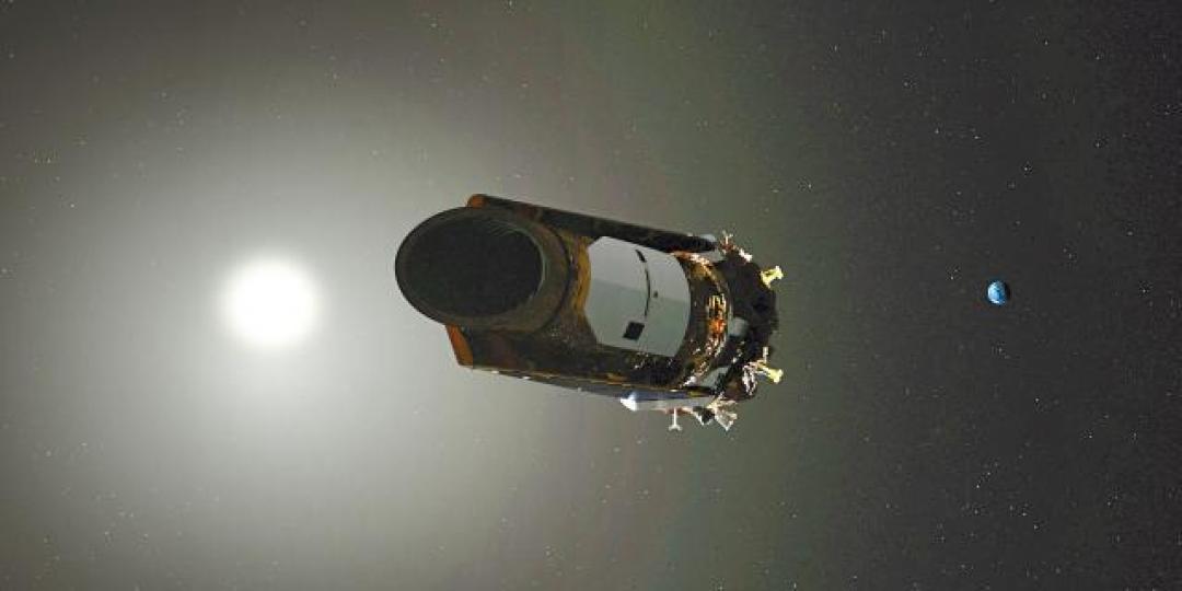 畫家筆下的開普勒太空望遠鏡。路透社 畫家筆下的開普勒太空望遠鏡。路透社