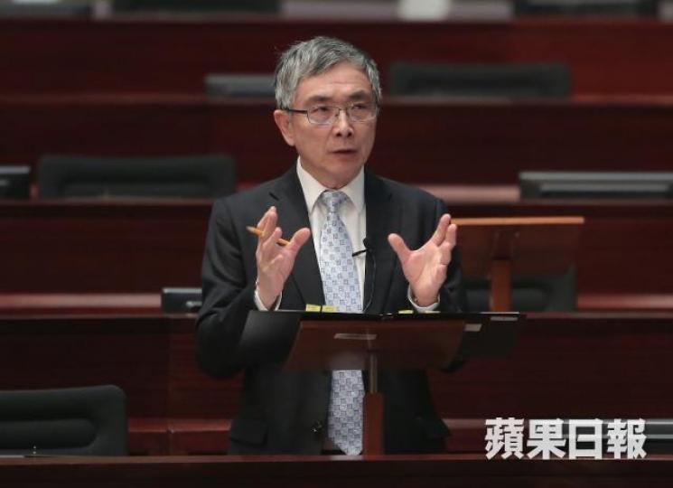 財經事務及庫務局局長劉怡翔指,正向內地爭取如同珠海橫琴自貿區的「港人港稅」政策安排。何頴賢攝 財經事務及庫務局局長劉怡翔指,正向內地爭取如同珠海橫琴自貿區的「港人港稅」政策安排。何頴賢攝