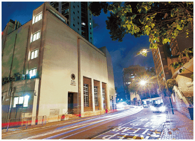 共濟會香港總部位於半山堅尼地道，毫不起眼。