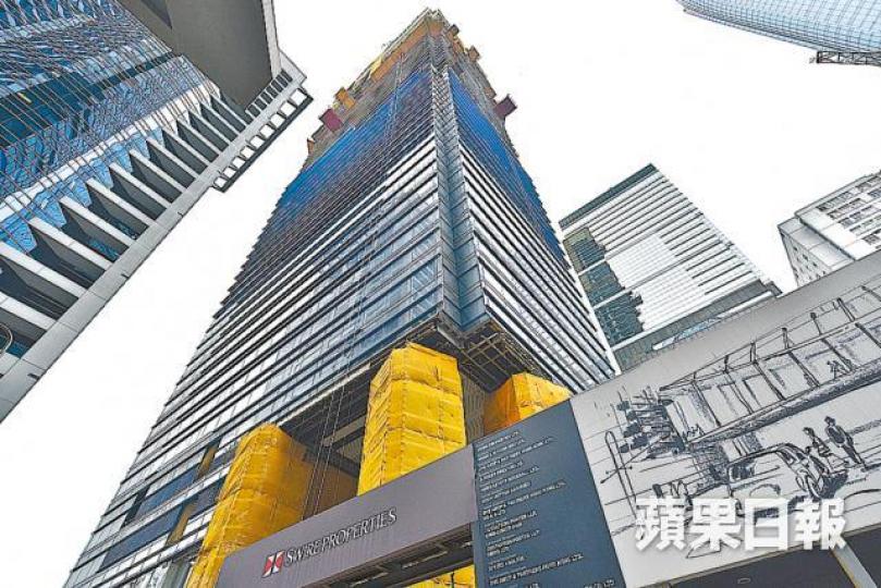太古坊一座逾六成樓面,由法律、財務等專業服務界別承租。資料圖片 太古坊一座逾六成樓面,由法律、財務等專業服務界別承租。資料圖片
