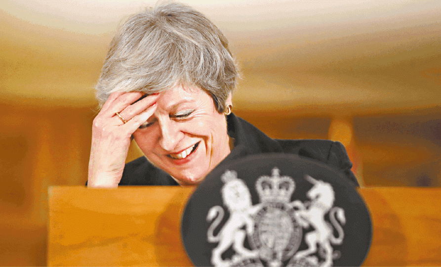 英國首相文翠珊在脫歐問題上面臨黨內逼宮。 英國首相文翠珊在脫歐問題上面臨黨內逼宮。