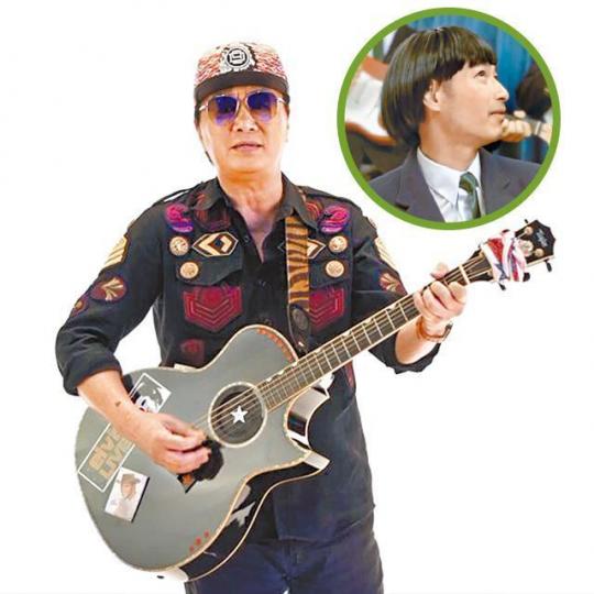 許冠傑為母校作曲填詞的MV曝光,同校校友王宗堯(小圖)則以多個造型參演。 許冠傑為母校作曲填詞的MV曝光,同校校友王宗堯(小圖)則以多個造型參演。