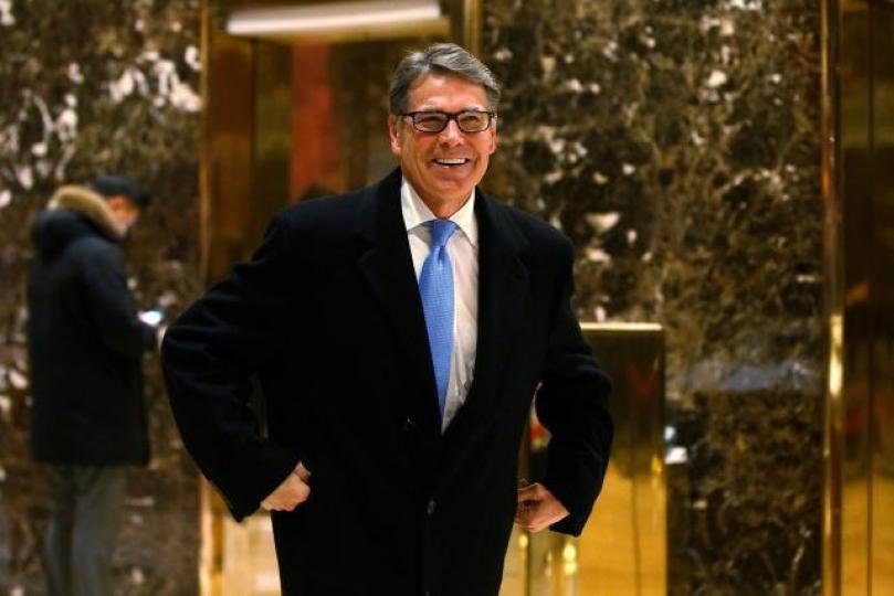 佩里一度被視為美國共和黨的總統人才，可惜在一次初選電視辯論中馬失前蹄，淪為全國笑柄。資料圖片