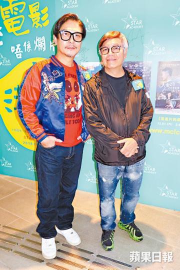 錢小豪(左)謂不抗拒演跨性別人士,只是擔心不夠說服力。 錢小豪(左)謂不抗拒演跨性別人士,只是擔心不夠說服力。
