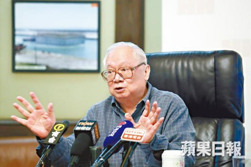 合和主席胡應湘。資料圖片 合和主席胡應湘。資料圖片
