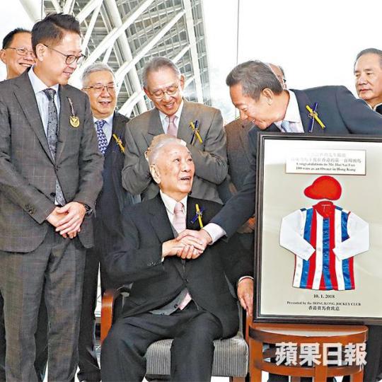 許世勳今年1月贏得第100場頭馬,破香港賽馬史紀錄。 許世勳今年1月贏得第100場頭馬,破香港賽馬史紀錄。