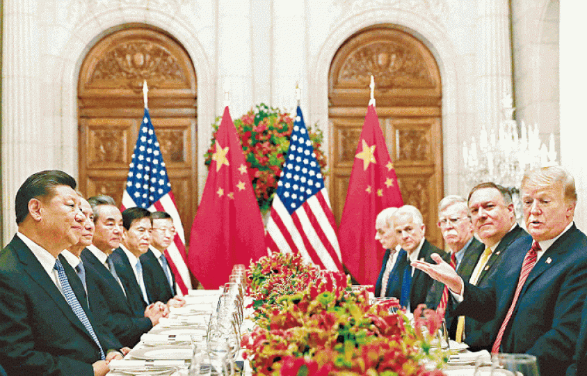 中美爆發史上最大貿易戰，G20中美峯會宣佈暫時休戰。安邦前董事長吳小暉因詐騙罪今年5月被重判。北韓領導人金正恩今年三訪中國，中朝關係忽然回暖。資料圖片華為太子女孟晚舟被捕，中美關係雪上加霜。