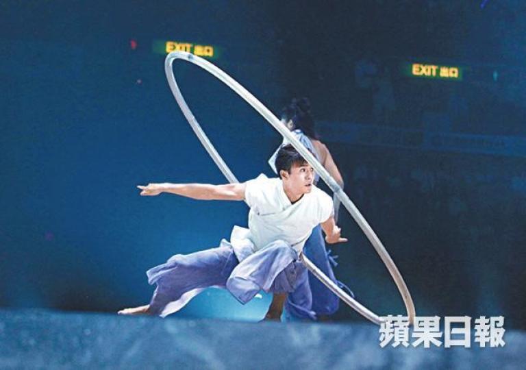 大環表演者楊世豪下月將來港表演,工作簽證已成功獲批。資料圖片 大環表演者楊世豪下月將來港表演,工作簽證已成功獲批。資料圖片